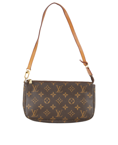Pochette Accessoire, &pound;695, Handbags, Brown, Canvas, Front view